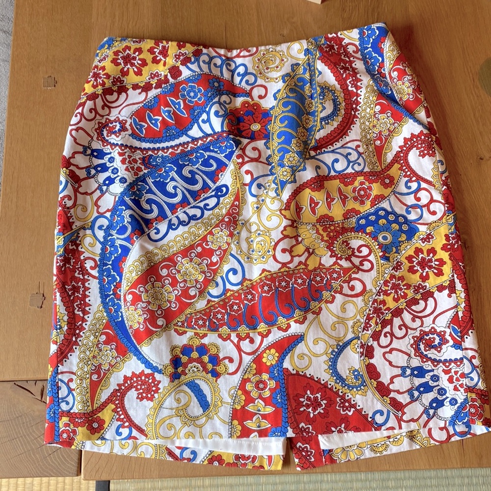 Talbots Paisley Print Skirt